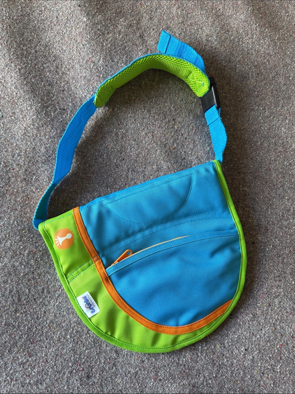 Kids Trunki Blue and Green Saddle Bag